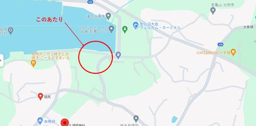 大島コース　駐車場